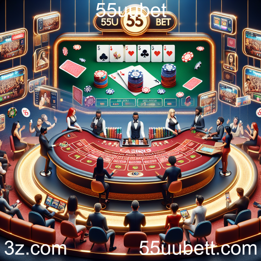 Experimente a Emoção do Cassino Ao Vivo na 55uubet